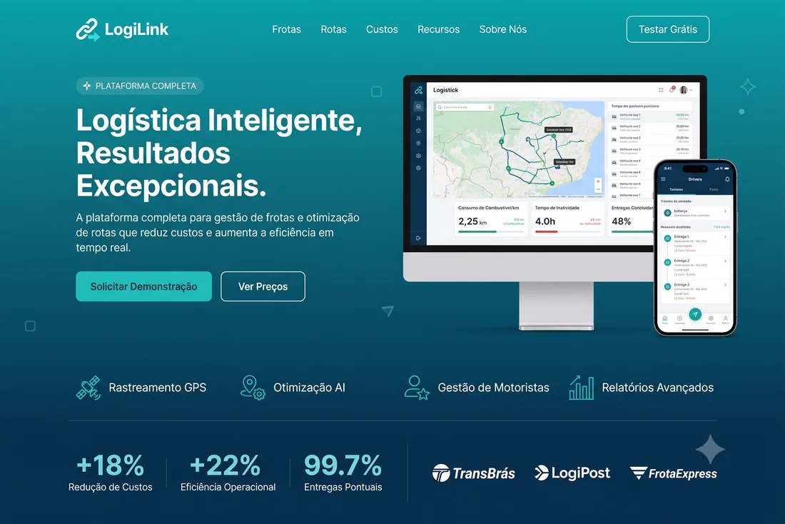 Landing page LogiLink